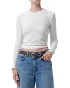 Citizen Of Humanity Citizens Of Humanity Pilar Crewneck Sweater In White