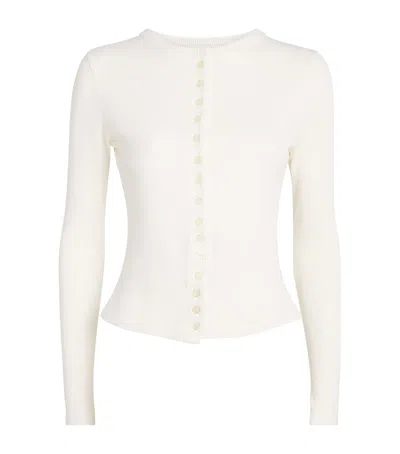 Citizen Of Humanity Citizens Of Humanity Ribbed Kari Cardigan In Ivory