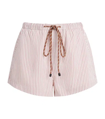 CITIZEN OF HUMANITY CITIZENS OF HUMANITY STRIPE ESTE DRAWSTRING SHORTS