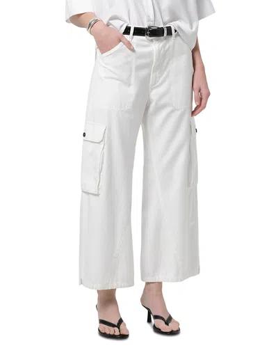Citizen Of Humanity Citizens Of Humanity Thassos Twisted Seam Ankle Utility Pants In White