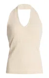 Citizen Of Humanity Citizens Of Humanity Thea Ribbed Halter Top In Neutral