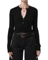 Citizen Of Humanity Citizens Of Humanity Varra Henley Tee In Black