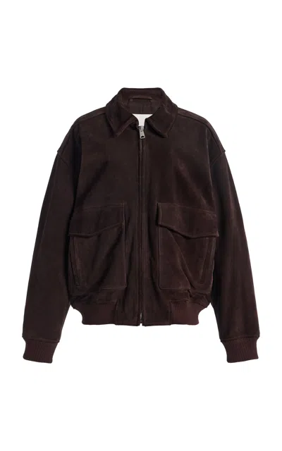 Citizen Of Humanity Citizens Of Humanity Vivienne Suede Jacket In Brown