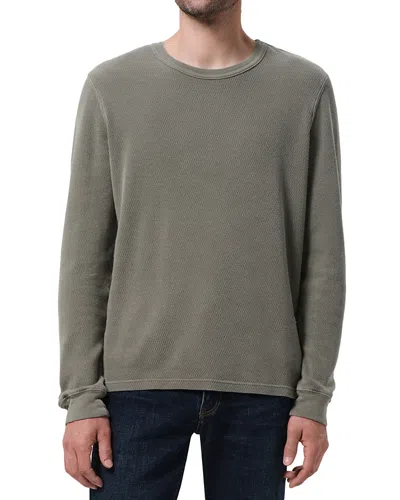 Citizen Of Humanity Citizens Of Humanity Waffle Long Sleeve Tee In Brown