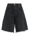 Citizen Of Humanity Citizens Of Humanity Woman Denim Shorts Black Size 31 Organic Cotton In Black