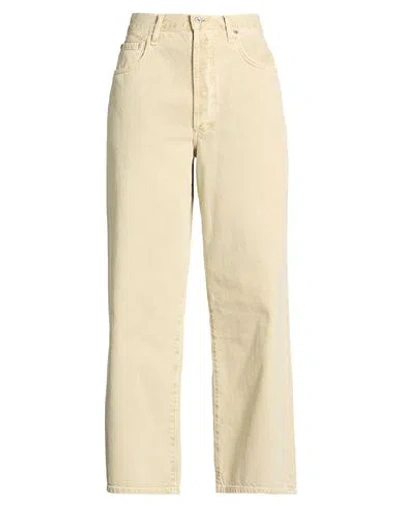 Citizen Of Humanity Citizens Of Humanity Woman Jeans Beige Size 28 Cotton In Nude