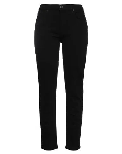 Citizen Of Humanity Citizens Of Humanity Woman Jeans Black Size 25 Cotton, Elastane