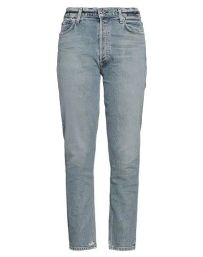 Citizen Of Humanity Citizens Of Humanity Woman Jeans Blue Size 30 Cotton, Polyurethane
