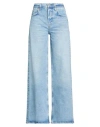 Citizen Of Humanity Citizens Of Humanity Woman Jeans Blue Size 28 Cotton, Polyurethane In Blue