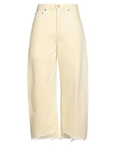 Citizen Of Humanity Citizens Of Humanity Woman Jeans Yellow Size 28 Cotton