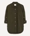 Citizen Of Humanity Citizens Of Humanity Kayla Cotton Shirt In Green