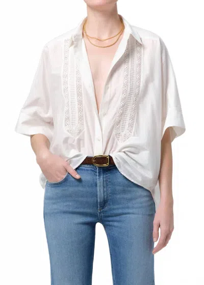 Citizen Of Humanity Claire Shirt In White