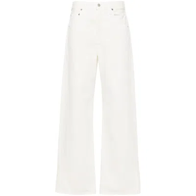 Citizen Of Humanity Annina High-rise Wide-leg Jeans In White