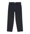 Citizen Of Humanity Cotton Flat Front Chinos In Black
