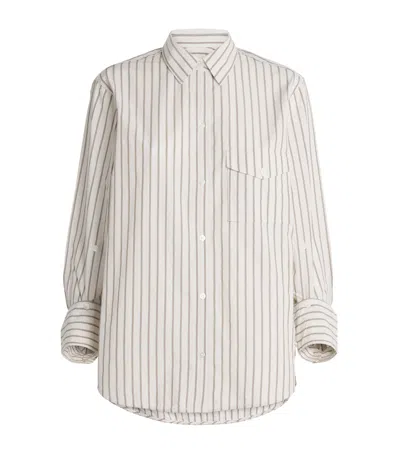 Citizen Of Humanity Cotton Stripe Shay Shirt In Multi