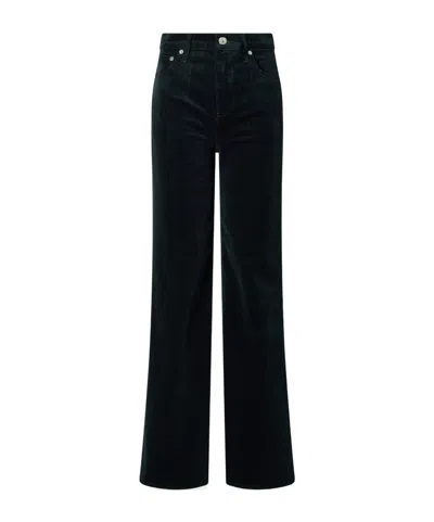 Citizen Of Humanity Kimberly Flare Cotton-blend Corduroy Pants In Green