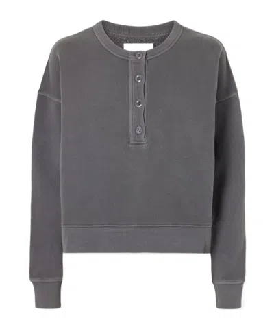 Citizen Of Humanity Cotton-blend Fleece Sweatshirt In Gray