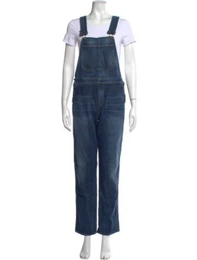 Pre-owned Citizen Of Humanity Crew Neck Overalls In Blue