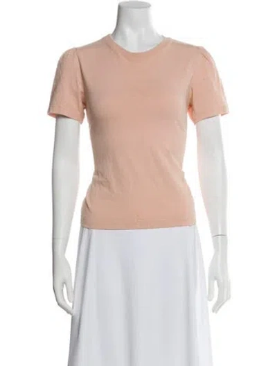 Pre-owned Citizen Of Humanity Crew Neck Short Sleeve T-shirt In Pink