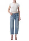Citizen Of Humanity Dahlia Bow Leg Baby Roll Jeans In Ribbon In Blue