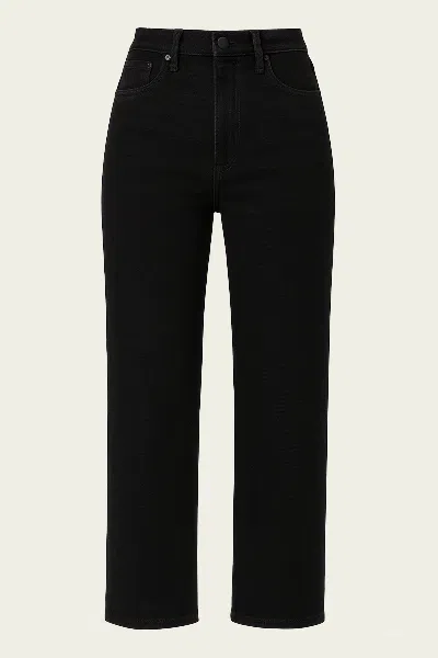 Citizen Of Humanity Delfina High Rise Straight In Starless In Black