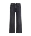 Citizen Of Humanity Blue Cotton Straight-leg Jeans In Black