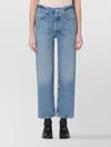 Citizen Of Humanity Delfina Jeans Five-pocket Design Belt Loops In Blue