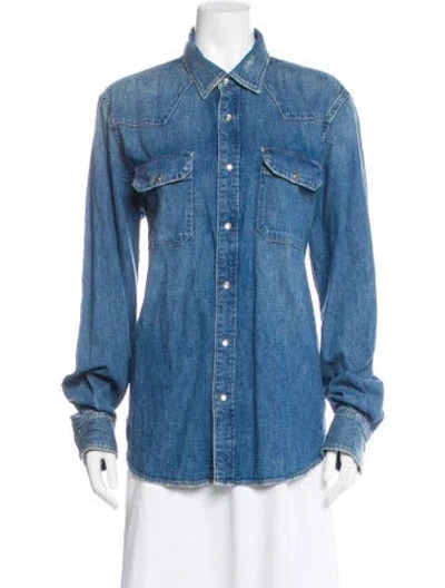 Pre-owned Citizen Of Humanity Denim Jacket In Blue