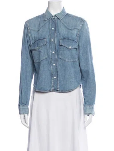 Pre-owned Citizen Of Humanity Denim Jacket In Blue