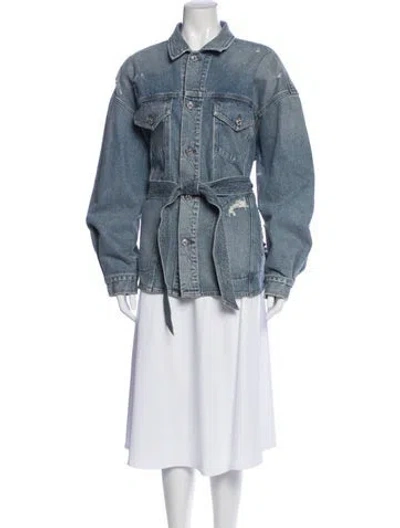 Pre-owned Citizen Of Humanity Denim Jacket In Blue