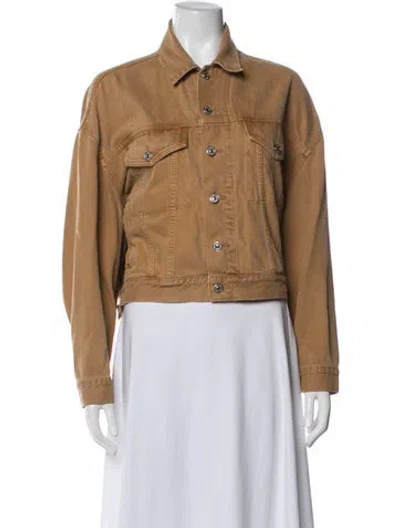 Pre-owned Citizen Of Humanity Denim Jacket In Brown