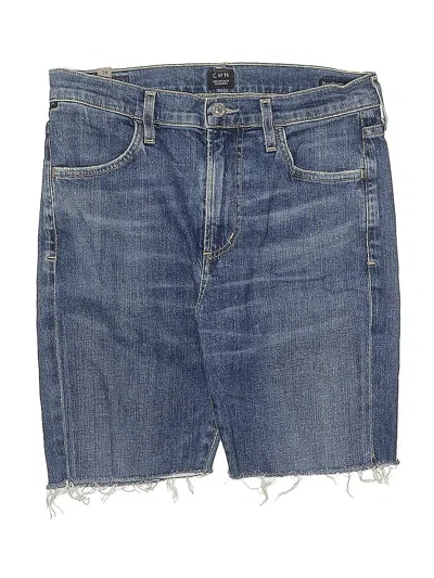 Pre-owned Citizen Of Humanity Denim Shorts In Blue
