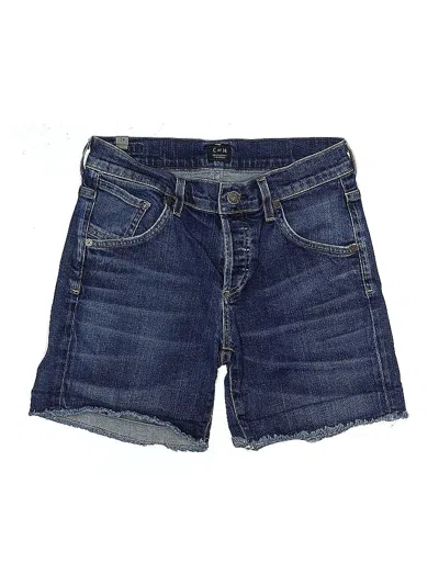 Pre-owned Citizen Of Humanity Denim Shorts In Blue