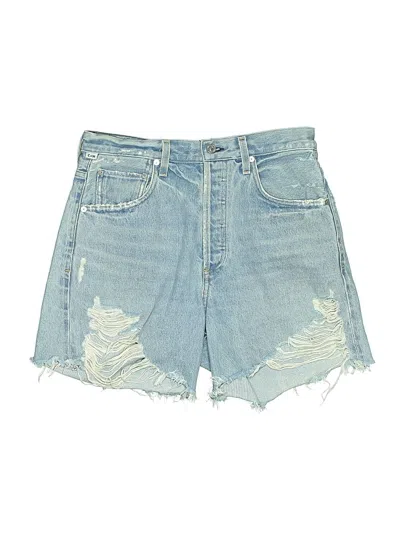 Pre-owned Citizen Of Humanity Denim Shorts In Blue