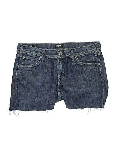 Pre-owned Citizen Of Humanity Denim Shorts In Blue