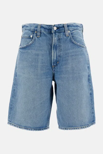 Citizen Of Humanity Pocket Shorts In Blue