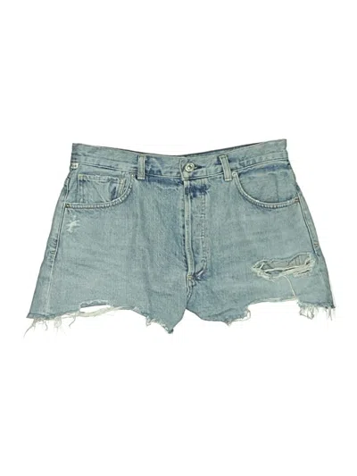 Pre-owned Citizen Of Humanity Denim Shorts In Blue