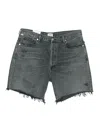Citizen Of Humanity Denim Shorts In Gold