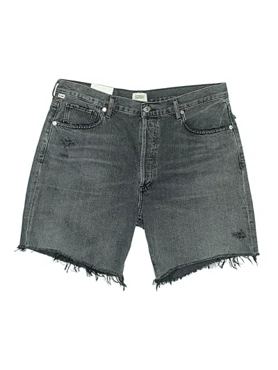 Citizen Of Humanity Denim Shorts In Gold