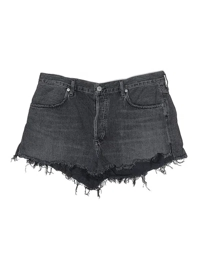 Pre-owned Citizen Of Humanity Denim Shorts In Gray