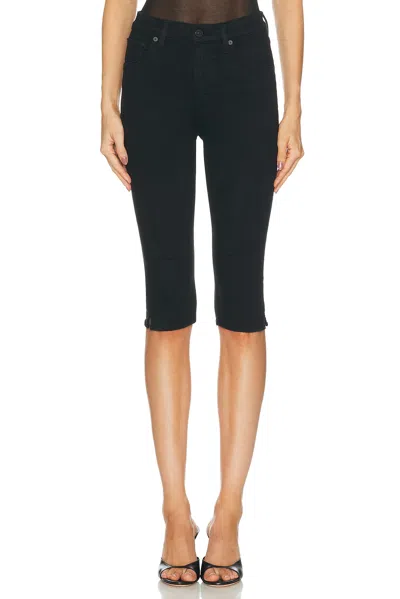 Citizen Of Humanity Devin Skinny-leg Capri Jeans In Black