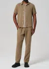 Citizen Of Humanity Drawstring Deck Pant In Dark Khaki In Brown