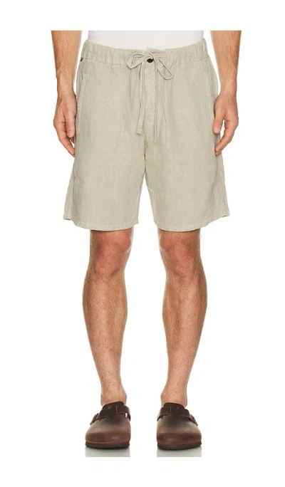 Citizen Of Humanity Drawstring Deck Shorts In Gray