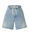 Citizen Of Humanity Brynn Drawstring Denim Shorts In Blue