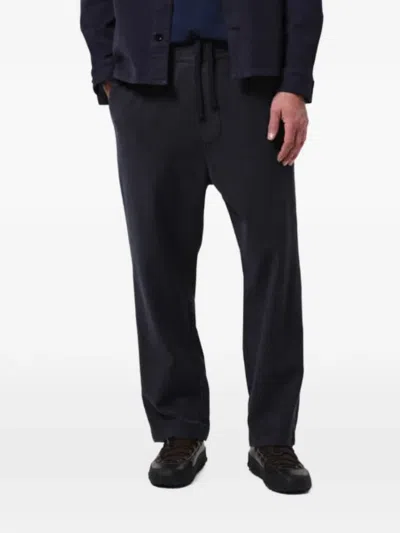 Citizen Of Humanity Drawstring Straight-leg Track Pants In Black