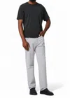 Citizen Of Humanity Elijah Relaxed Stretch Linen Straight Pants In Hematite In Blue