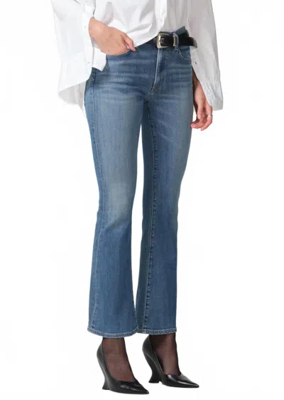 Citizen Of Humanity Emannuelle Mid Rise Bootcut Jean In Lawless In Blue