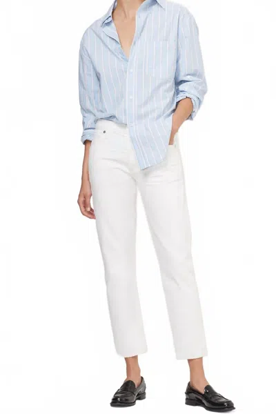 Citizen Of Humanity Emerson Slim Fit Boyfriend Jeans In Porcelain In Blue