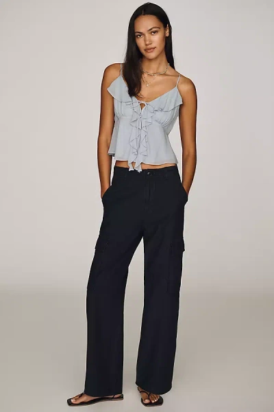 Citizen Of Humanity Esme Cotton Cargo Pants In Blue