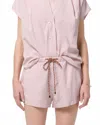 Citizen Of Humanity Citizens Of Humanity Este Striped Drawstring Shorts In Pink